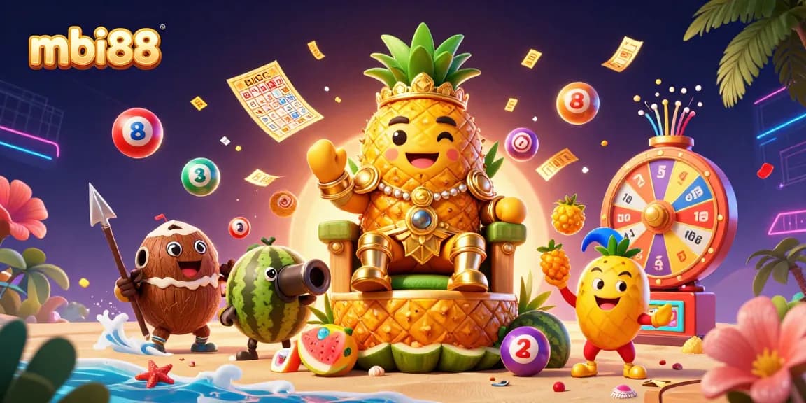Experience exciting gameplay with mbi88, featuring a vibrant casino scene with dynamic lottery elements.