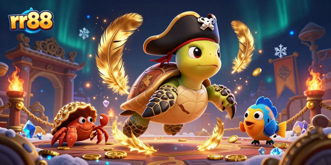 Experience thrilling games and jackpots at rr88 with our vibrant casino adventure featuring animated characters.