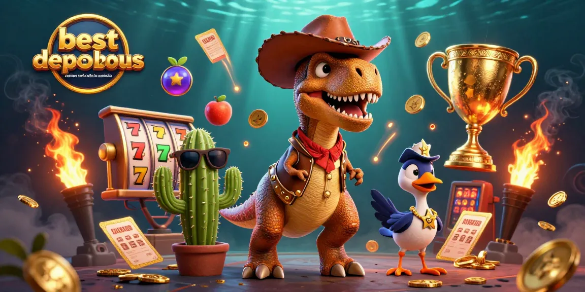 Navigate best no deposit bonus casinos and codes in Australia with exciting 3D characters and casino elements.