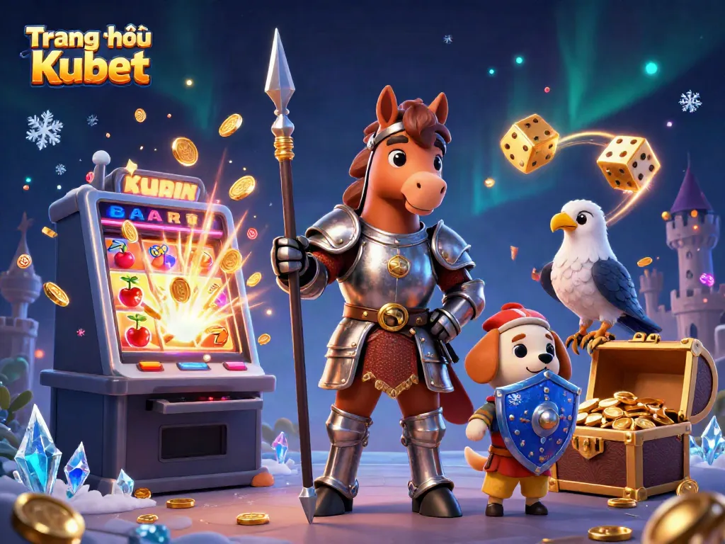 Experience thrilling jackpots with Trang chủ Kubet featuring a vibrant fantasy casino scene.