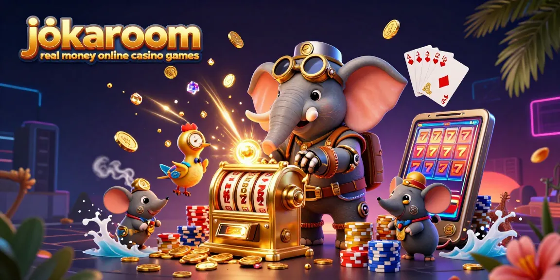 Engage in thrilling jokaroom real money online casino games with vibrant characters and dynamic visuals.